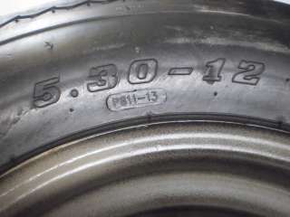 NEW 5.30 12 Trailer Tire on 5 lug Rim Wheel Camper RV  