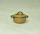 Vtg Thermos Metal Lunch Box Dome Lid Pail Bucket Beige Small Childs