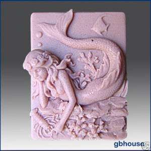 Mermaid Shelly – 2D Silicone Soap Mold  