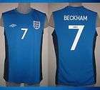   BECKHAM Football Soccer Shirt Jersey Uniform Adult Medium L/S Rare
