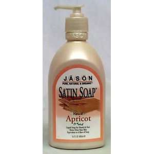Jason Apricot Liquid Satin Soap w/Pump  Grocery & Gourmet 