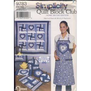  Simplicity Sewing Pattern 9783   Quilt Block Club   Use to 