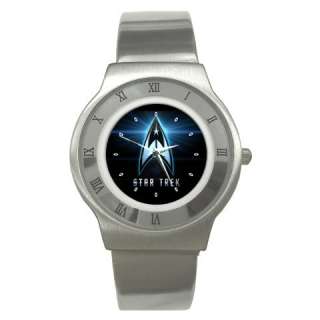 New STAR TREK STARFLEET SYMBOL Stainless Steel Watch #1  