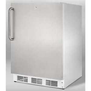 24 Compact Refrigerator with Adjustable Wire Shelves, Door 
