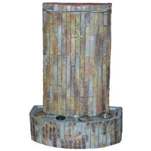  Slate Column Tabletop Fountain