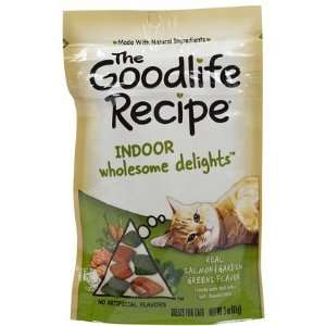 The GoodLife Recipe Garden Greens Indoor Cat   Salmon   3 oz (Quantity 