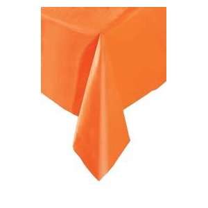   Rectangle Party Tablecloth Orange 54 X 108 Inches