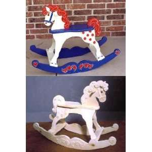   Saw Patterns and Instructions Plan to Build Your Own Rocking Horse