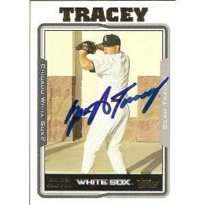  Sean Tracey Signed Chicago White Sox 2005 Topps Card 