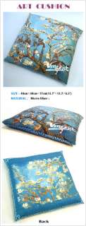 Famous Painting Art cushion pillow(gogh/Almond Blossom)  