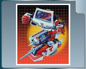 RATCHET vinyl decal Transformers G1 Autobot Box sticker  