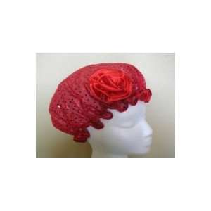 Red Hot Shower Cap by LA Indulgence Beauty