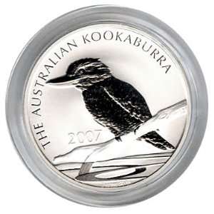    2007 Australian Kookaburra 2 Ounce Silver Coin 