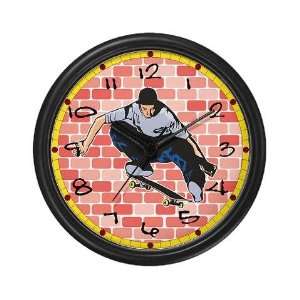  Skateboarding 2 Sports Wall Clock by 