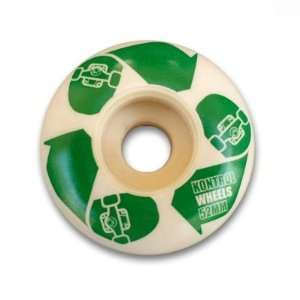 Kontrol Eco (Set of 4) Skateboard Wheels   54mm   Green  