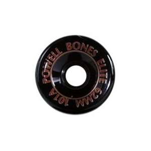  Powell Bones Elite roller skate wheels 62mm   Clear   62mm 