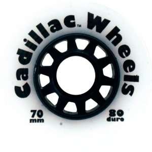 Cadillac 70mm White Skate Wheels