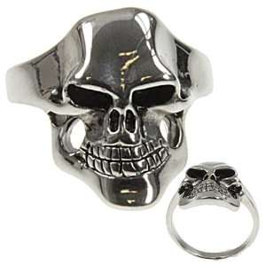    316L CASTING STAINLESS STEEL SKULL RING WIDTH 22mm Jewelry