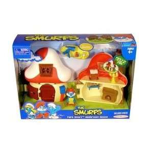  The Smurfs Papa Smurf Mushroom House Toys & Games