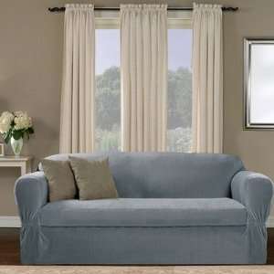   Collin Stretch Separate Seat Sofa Slipcover in Blue