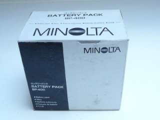 Minolta BP 400 Double Battery Grip for A1 or A2 Camera   Brand New In 