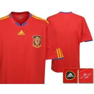 Spain Home Adult Soccer Jersey Size XL 