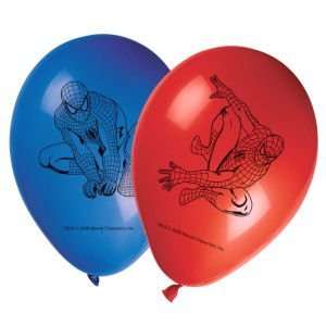    Partyrama Spiderman Latex Balloons   Pack Of 8 Toys & Games