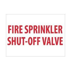 M160PB   Fire, Sprinkler Shut Off Valve, 10 X 14, Pressure Sensitive 