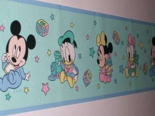 Lot Of 4 Disney Babies Wallpaper Border 60 Ft NEW  