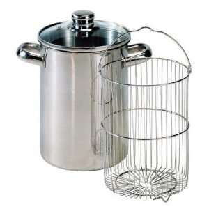   Party Pot with Steamer Basket, Induction Ready