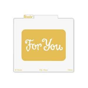   ,  For You  Embossing Folder Brass Stencil Arts, Crafts & Sewing