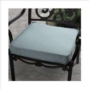  Mozaic Sunbrella 19 Outdoor Chair Cushion   Light Blue 
