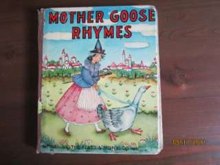 Mother Goose Rhymes 39 Platt & Munk No 852 Board Book  
