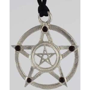 Swarovski Glass Crystal Pentagram Pentacle Pendant Wicca Wiccan Pagan 