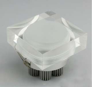 6W Acrylics Pure White LED Ceiling Light Bulb Fixture Lamp Square 