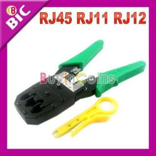 RJ45 RJ11 12 Wire Cable Network Crimper Plier 8p/6p/4p  