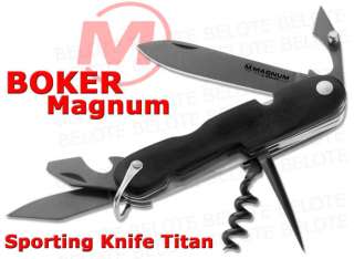 Boker Magnum Sporting Knife Titan 7 in 1 Tool 01SC516  