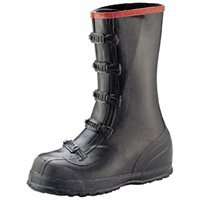   SIZE 12 OVERSHOE 5 BUCKLE BLACK RUBBER QUALITY WORK BOOTS SALE  