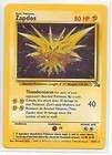 Holographic Zapdos Pokemon Card 15 62 Fossil  