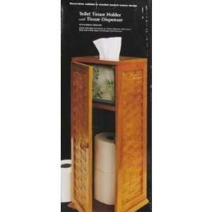  Wooden Toilet Tissue Holder With Tissue Dispenser