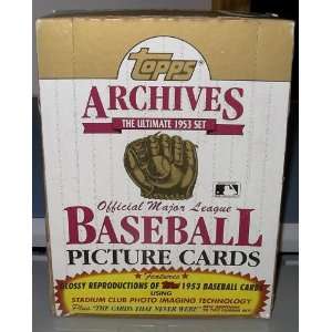  1991 Topps Archives Baseball 36 Pack Box (reprint product 