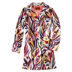   Womens Cotton Jacket Colore Multicolor Trench Coat   Extra Small (XS
