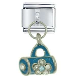 Rhinestone Handbag Turquoise Birthstones Jewelry Italian 