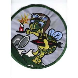  FLYING NIGHT TURTLE Patch Military 9.5 Arts, Crafts 