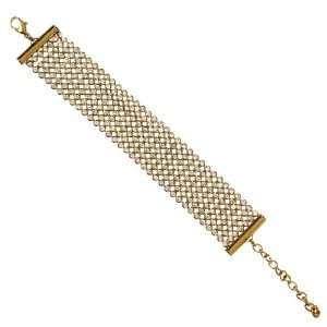  Gold plated 7 row Kundan Bracelet with Free Diary   2012 