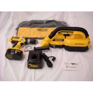   Cordless 2 Tool Combo Kit, includes Hammer Drill and Hand Vacuum Home