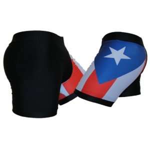    Puerto Rico Flag Vale Tudo Shorts Size 2XL 