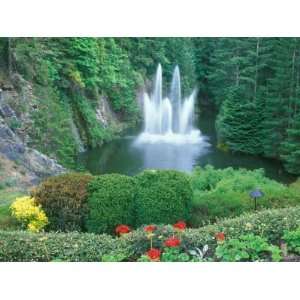 Butchart Gardens, Saanich, Vancouver Island, British Columbia Premium 