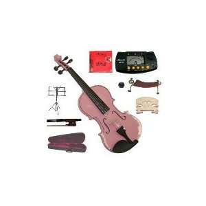  Merano 14 Pink Viola with Case and Bow+Extra Set of 