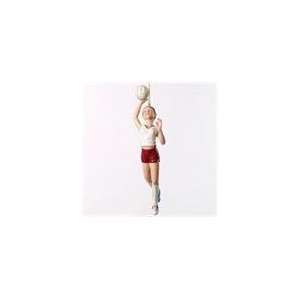  Club Pack of 12 Volleyball Girl in Red and White Christmas 